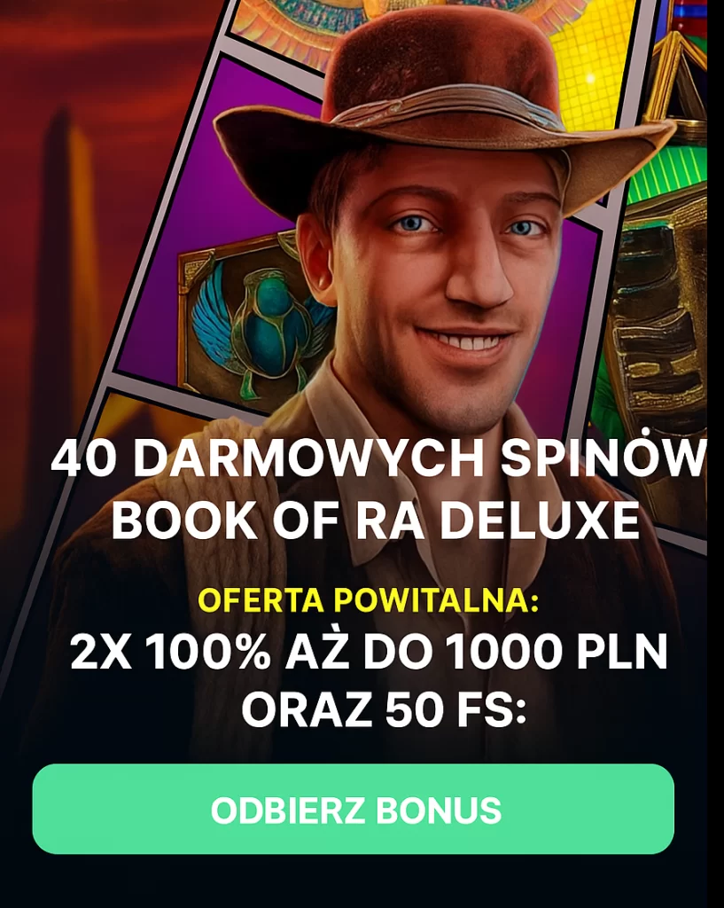 HotSlots 40 darmowych spinów bez depozytu na slocie Book of Ra Deluxe